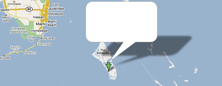 Map of Bahamas